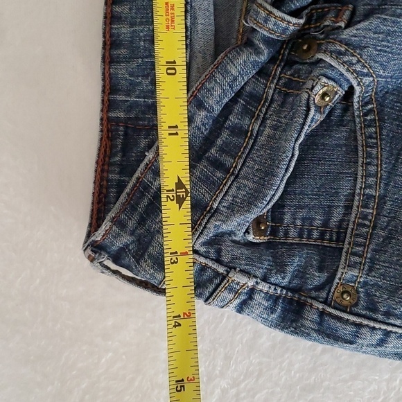 Levis Classic Bootcut Distressed Grunge Misses Jeans Size 6 - Picture 9 of 9